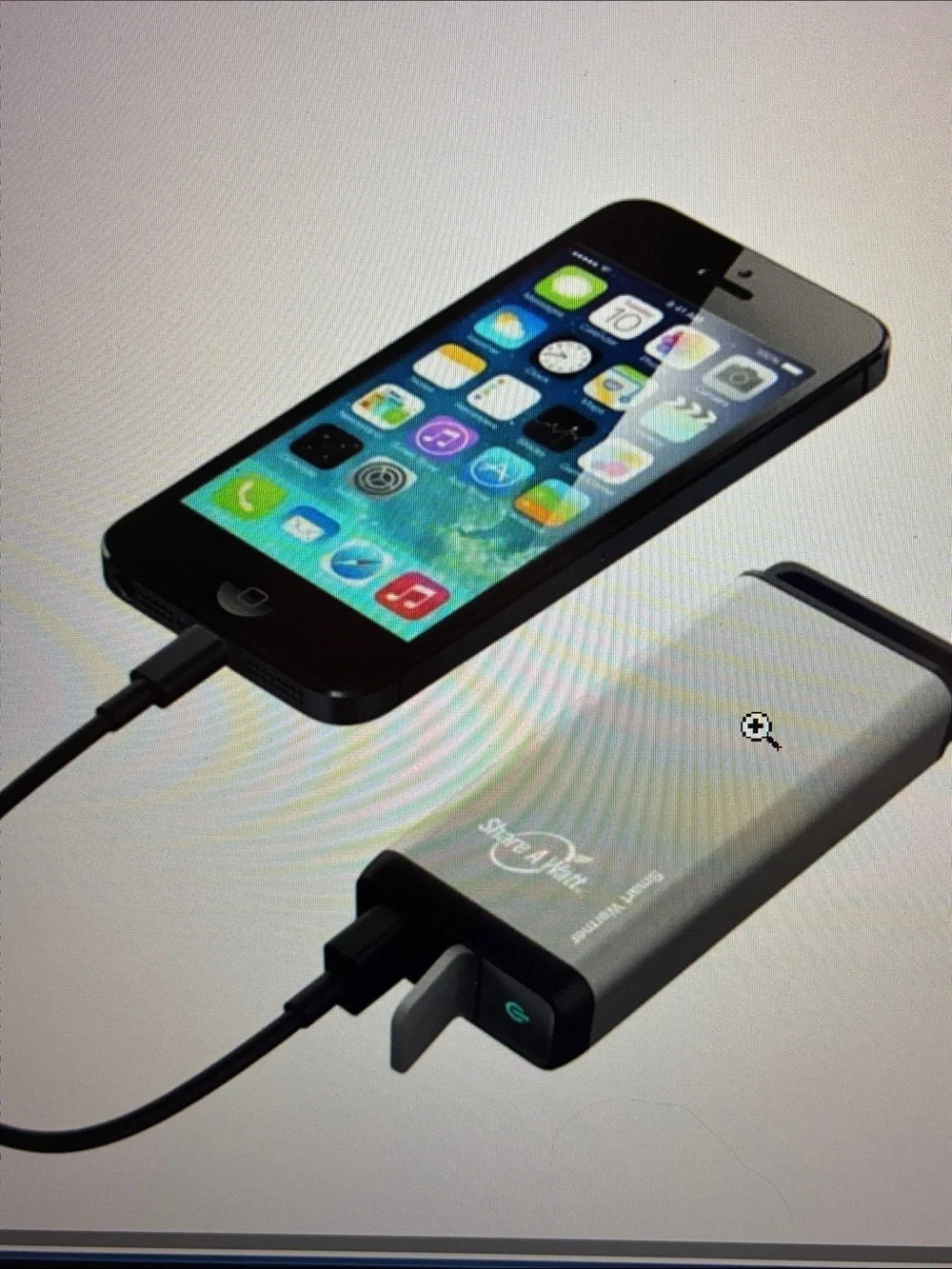 Smart Warmer 2000 Portable Hand Warmer & Mobile Charger - Silver